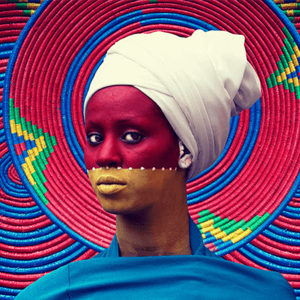 image d'une femme africaine art contemporain